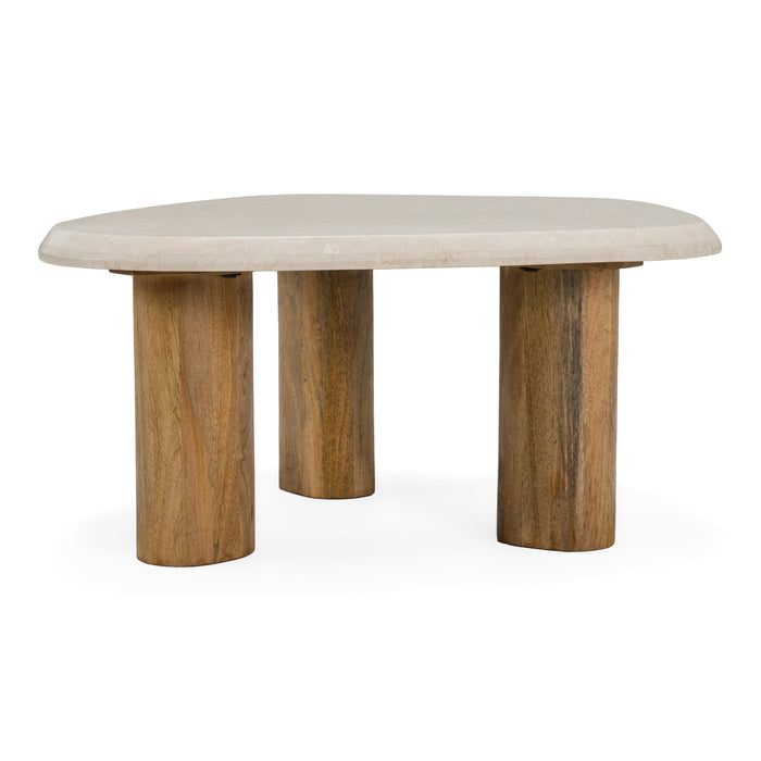 Marlin marble and mango wood nesting tables