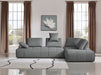 Edgar - Modern Grey Fabric Modular Sectional Sofa