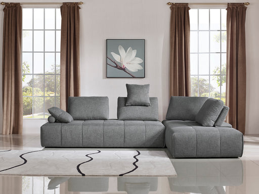 Edgar - Modern Grey Fabric Modular Sectional Sofa
