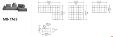 Edgar - Modern Grey Fabric Modular Sectional Sofa