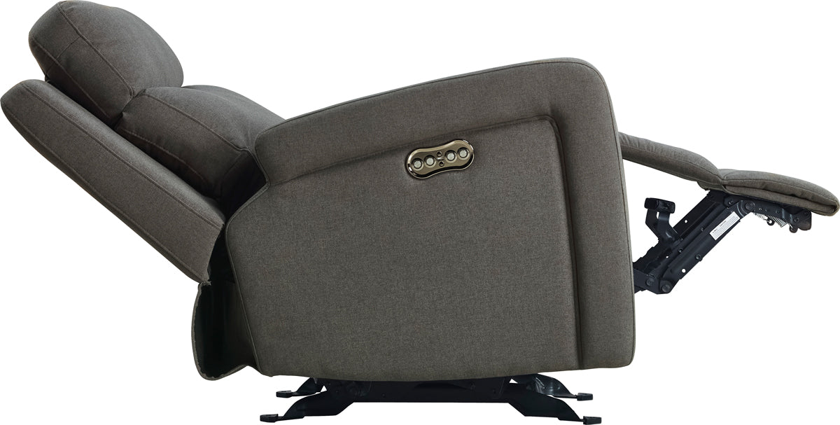 Shaw Modern Grey Fabric Recliner Chair