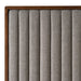 Metcalf - Mid-Century Walnut & Grey Bed