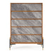 Metcalf - Mid-Century Walnut & Grey Chest