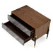 Metcalf - Mid-Century Walnut & Grey Nightstand