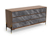 Metcalf - Mid-Century Walnut & Grey Dresser