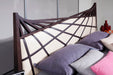 Prism Modern Brown & Beige Bonded Leather Bed