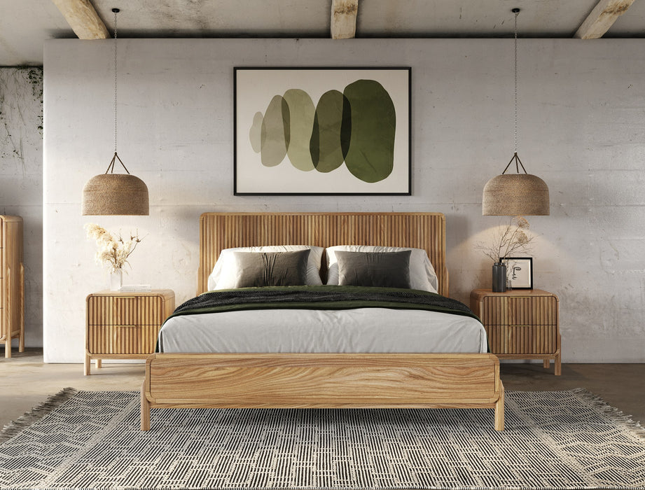 Mikala - Modern Natural Oak Bedroom Set