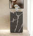 Aspen - Modern Matte Brown Ash & Silver Chest