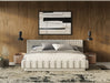 Concord - Modern Light Grey Velvet Bed