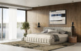 Concord - Modern Light Grey Velvet Bed