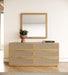 Gavin - Modern Natural Ash + Rattan Dresser