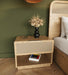 Gavin - Modern Natural Ash + Rattan Bedroom Set