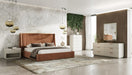 Lago - Modern Faux Travertine Chest