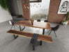 Taylor Modern Live Edge Wood Small 79" Dining Bench