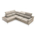 Monte Carlo - Italian Modern Grey Leather LAF Sectional Sofa