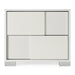 Monza Italian Modern White Nightstand