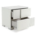 Monza Italian Modern White Nightstand