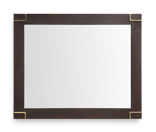 Moontide - Modern Smoked Ash & Gold Mirror