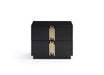 Token Modern Black & Gold 4-Piece Bedroom Set
