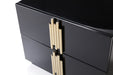 Token Modern Black & Gold Bedroom Set