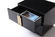 Token Modern Black & Gold 4-Piece Bedroom Set
