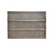 Novak Modern Dark Oak & Antique Brass Mirror