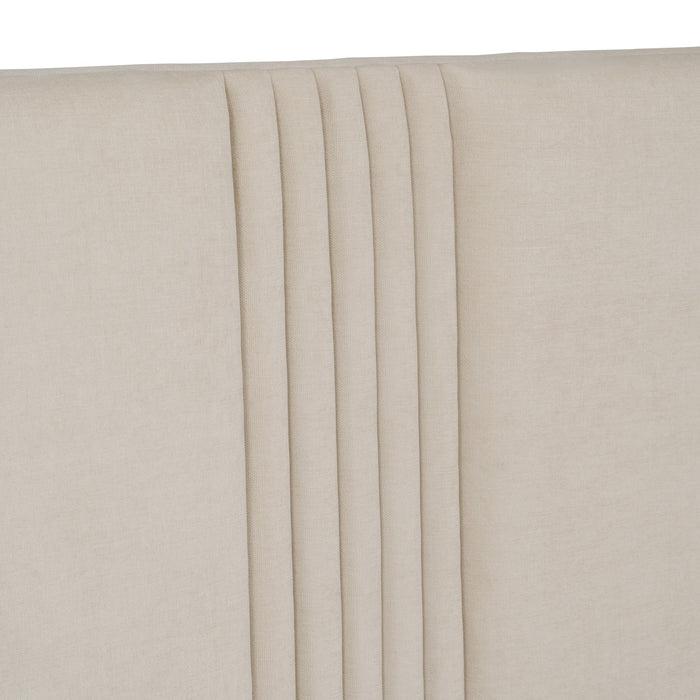 Newhart - Modern Beige Fabric Bed