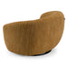 Norris - Modern Mustard Fabric Swivel Accent Chair