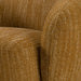 Norris - Modern Mustard Fabric Swivel Accent Chair