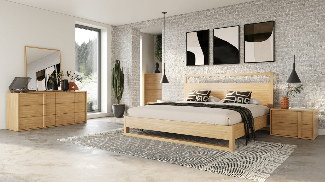 Berlin - Modern Natural Oak Mirror