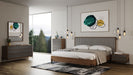 Metcalf - Mid-Century Walnut & Grey Bedroom Set