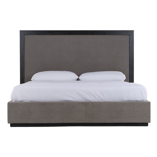 Santa Barbara - Modern Grey Fabric + Grey Wash Bed