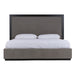 Santa Barbara - Modern Grey Fabric + Grey Wash Bed