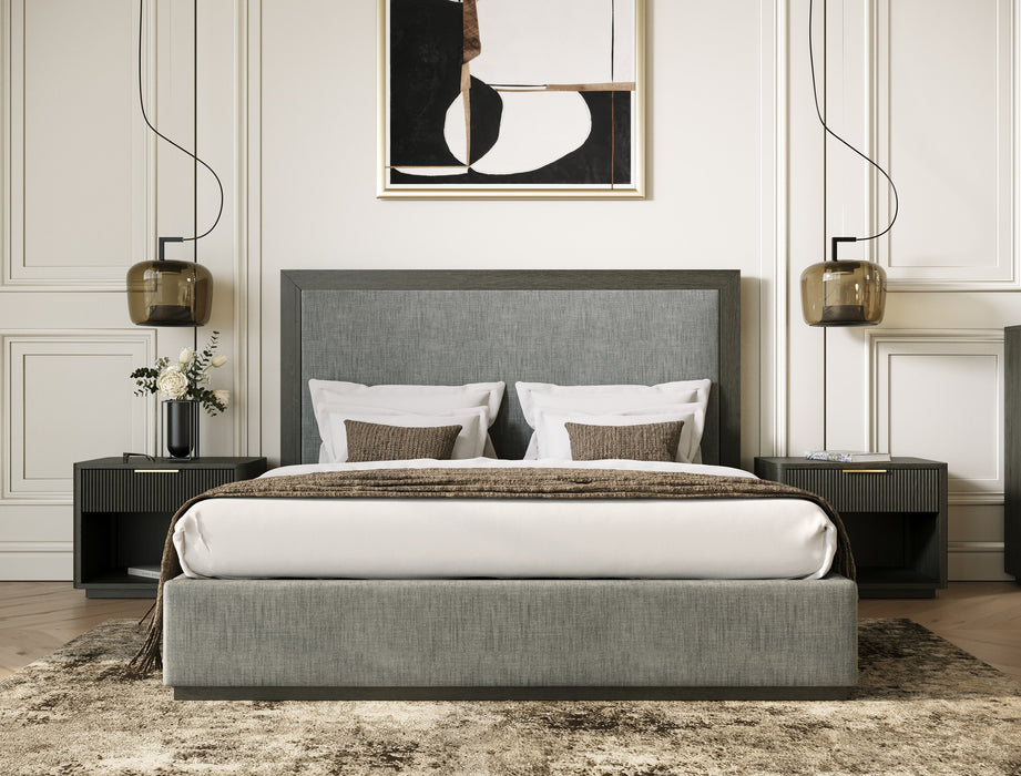 Santa Monica - Modern Grey Wash Nightstand