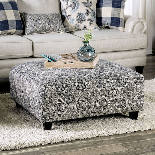 Cova Ottoman - Beige Transitional Ottoman | NorCal Furniture Santa Clara CA