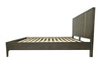 Oakley - Mid-Century Eastern King Size Dark Brown Bed