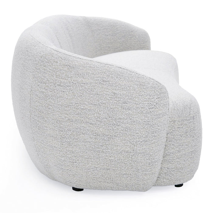 Omaha - Modern Off White Fabric Sofa