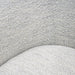 Omaha - Modern Swivel Off White Fabric Chair