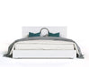Ovidius + Victoria - Modern White Crocodile Lacquer Bedroom Set