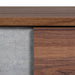 Palermo - Italian Modern Faux Concrete & Walnut 4-Piece Bedroom Set