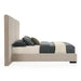 Penrose - Modern Beige Fabric Bed