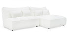 Racine - Modern White Fabric Modular Sectional Sofa