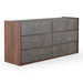 Rado - Modern Walnut & Volcanic Slate Bedroom set