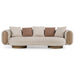 Raywood - Modern Multicolored Boucle Fabric + Ash Sofa