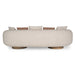 Raywood - Modern Multicolored Boucle Fabric + Ash Sofa