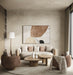 Raywood - Modern Multicolored Boucle Fabric + Ash Sofa