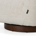 Renee - Modern Cream Fabric Swivel Chair