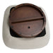 Renee - Modern Cream Fabric Swivel Chair