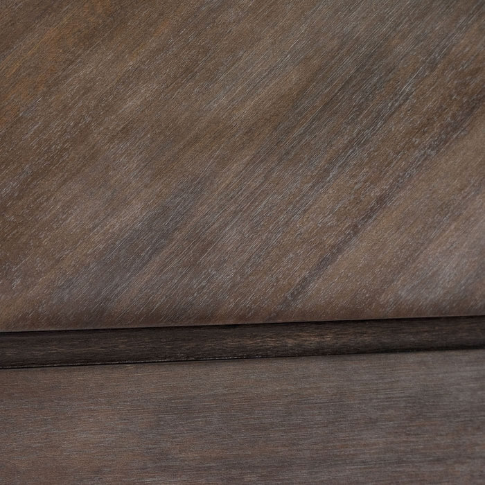 Roger - Queen Mid-century Acacia Bed