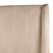 Roma - Modern Taupe Microfiber Upholstered Bed